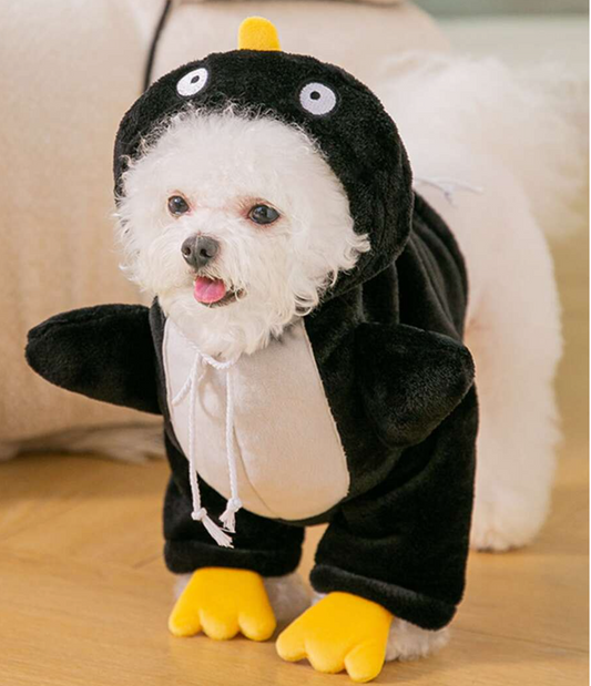 Penguin pet costume for dogs and cats