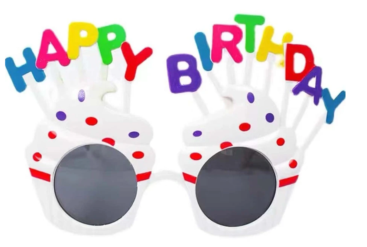 DOG HAPPY BIRTHDAY PARTY GLASSES