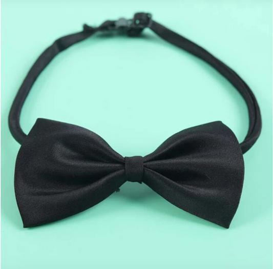 PET BLACK BOW TIE FOR DOGS AND CATS