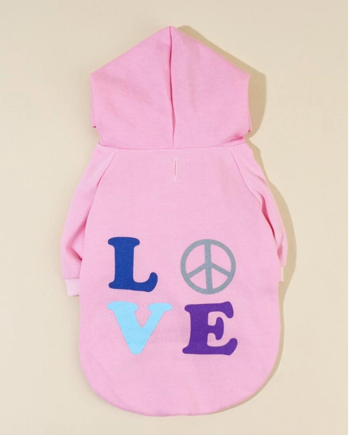 Pink Love Pet Fancy Dress Hoodie Outfit for Dogs and Cats