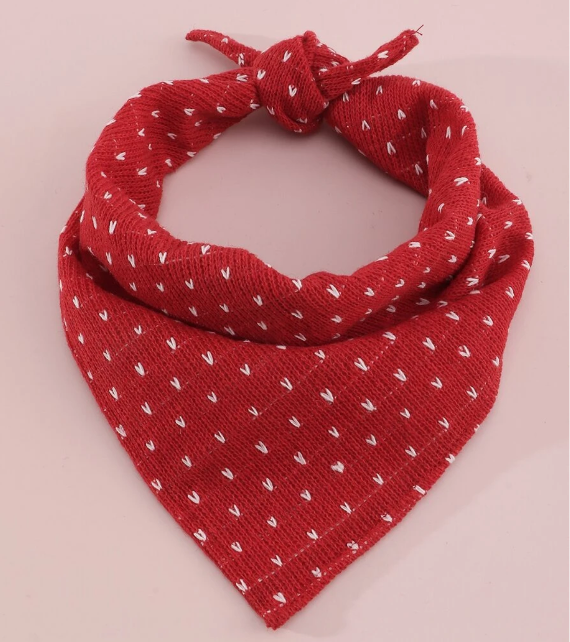 Red Heart Pet Bandana for Dogs and Cat